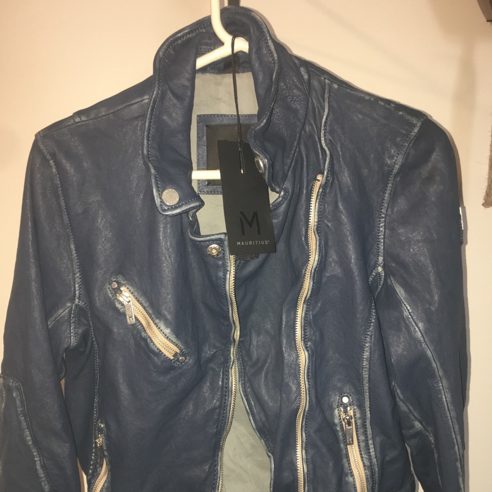 Mauritius Leather Jacket Brand New